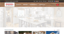 Desktop Screenshot of minookalumber.com